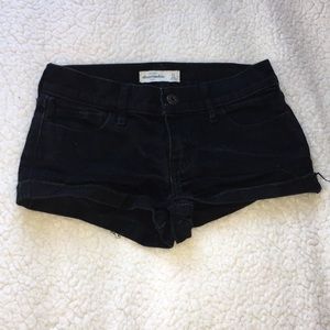 Abercrombie black shorts